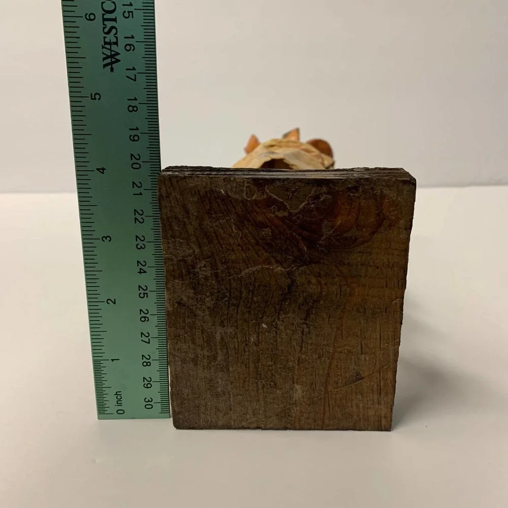 Vintage EB M.R. Cartoneria  Papier-mâché Folk Art Figurine‎ Handmade in Mexico